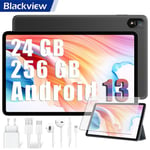 Blackview Tab 18 Tablette Tactile 11.97 pouces Android 13 2.4G+5G Wifi, RAM 24 Go ROM 256 Go/SD 1 To 8800mAh Tablette PC - Gris