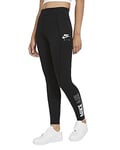 NIKE CZ8622-010 W NSW AIR LGGNG HR Leggings Womens Black/(White) S