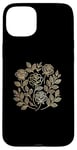 Coque pour iPhone 15 Plus Rose florale botanique, style minimaliste