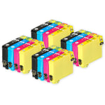 16 Ink Cartridges XL (Set) for Epson Expression Home XP-255 XP-342 XP-432 XP-452