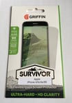 Griffin Survivor Flexible Retina Glass Screen Protector For iPhone SE / 5s / 5