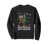 Christmas Hanukkah Merry Christmas Happy Hanukkah Chanukah Sweatshirt