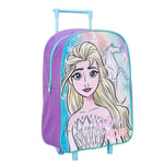 Frozen Trolley Case Foldable Deluxe Disney Wheeled Girls Suitcase Cabin Bag