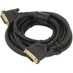 Cable dvi-d male des deux cotes 5m noir