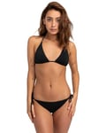 BILLABONG Femme Sol Searcher Tie Side Tropic Bas De Bikini, Black Pebble, S EU