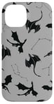 iPhone 14 Black Dragon Celestial Stars Mystical Dark Aesthetic Case