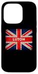 Coque pour iPhone 14 Pro Drapeau Luton Bedfordshire Born And Bred