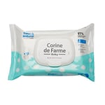 Corine de Farme - Lingettes Nettoyantes pour Bébé Change Fresh & Natural x70 - Produit de Toilette Fibre d'Origine Végétale - 97% d'Origine Naturelle - Hygiène dès la Naissance - Capot Refermable