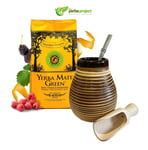 Yerba Mate Green Frutas Tea Set Strong Energy Drink Mate Tea Complete Set