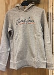 Jack & Jones Light Grey Melange Hoodie - 14 Years