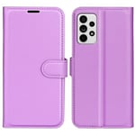 Samsung Galaxy A33 5G      Pu Wallet Case    [Purple]