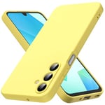 Byvuwiay Coque pour Samsung Galaxy A16 5G, Ultra Mince Premium Housse Souple en Silicone Liquide, Coque de Protection pour Samsung Galaxy A16 5G - Jaune