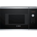 Micro-ondes simple encastrable - BOSCH SER4 - BFL523MS1F - Inox - 20 L - 38,2 x 59,4 x 31,7 cm