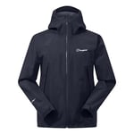 Berghaus Men's Paclite Dynak Gore-Tex Waterproof Shell Jacket | Lightweight | Eco-Friendly | Durable Coat, Hale Navy, M