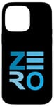 Coque pour iPhone 14 Pro Max Bleu Zeroed In! Graphique couleur bleue