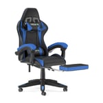 Ergonomic Gaming Chair with Footrest