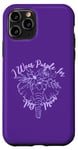 Coque pour iPhone 11 Pro Sensibilisation à la maladie d'Alzheimer : l'éléphant violet et la démence