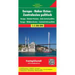 Europe - Middle East - Central Asia Political Road Map 1:5 500 000