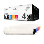 4x Ink Cartridges for OKI C822 C822CDTN C822DN C822N 44844613 - 44844616