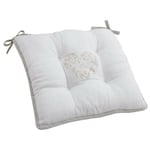 Aubry Gaspard - Coussin de chaise en lin et coton