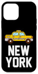 Coque pour iPhone 12 mini New York City Graphic Tees - Cool New York City Funny Taxi