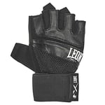 LEONE 1947, Gants de Fitness EXTREMA Unisexe Adulte, Noir L/XL GK201