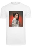 MERCHCODE Mc862-star Wars Princess Leia Tee T-Shirt, Blanc, XXL Hommes