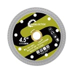 Disque Diamant pour Carrelage 115mm-x Maille Découpeuse Disque pour Carreaux Céramique Porcelaine Marbre Pierre Artificielle pour Scie Circulaire.[W300]