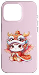 Coque pour iPhone 16 Pro Cadeaux pour enfants du Nouvel An chinois 2025 Baby Dragon