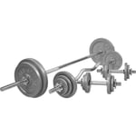 Gorilla Sports Barbell Curl bar Hantler IRON - 108kg