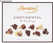 Thorntons Chocolate Continental Set, Assorted White, Milk & Dark Chocolates 264g