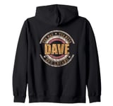 Mens Dave The Man The Myth The Legend First Name Dave Zip Hoodie