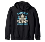 Australia Surf Club Life Down Under Zip Hoodie