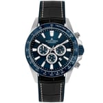 Jacques Lemans Liverpool 1-2140B - Miesten - 48 mm - Analoginen - Kvartsi - Mineraalilasi