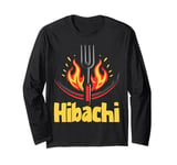 Hibachi Grill Teppanyaki Barbeque Japanese Cuisine Long Sleeve T-Shirt