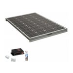 Antarion - pack Panneau Solaire Monocristallin 110W + Régulateur De Charge Bluetooth+ Passe-Toit + Dekasyl MS1 Camping-car