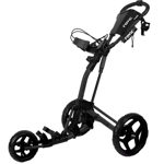 CLICGEAR 2024 ROVIC RV2L GOLF TROLLEY PUSH CART / BLACK +FREE ACCESSORY PACK !!