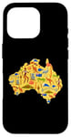 iPhone 16 Pro Australia Down Under Culture Australian Flag Map Gift Case