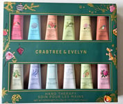 Crabtree & Evelyn Moisturizing Hand Therapy Lotion Cream 12 pack Gift Set - New