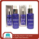 2 X Olay Regenerist Retinol 24 Night Serum Vitamin B3 Plus 40Ml