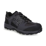 Regatta Mens Clayton Safety Trainers (Black/Briar) - Size UK 10