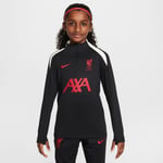 Liverpool Treningsgenser Dri-FIT Strike Drill - Sort/Rød/Hvit Barn - Nike, størrelse XL: 158-170 cm