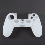 Etui en Silicone pour Manette PS4 Blanc