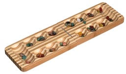 Kalaha / Mancala, foldable, bamboo (3253)