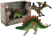 Dinosaurus setti Stegosaurus ja Pteranodon