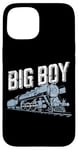 Coque pour iPhone 15 Big Boy 4000 Locomotive à vapeur Locomotive Train Lover Lover