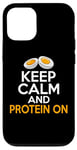 iPhone 12/12 Pro Keep Calm and Protein On Weight Lifting Case