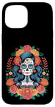 Coque pour iPhone 15 La Catrina Souls Day Of Dead Day of Los Muertos Halloween