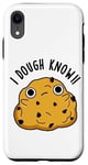 Coque pour iPhone XR Jeu de mots « I Dough Know Funny Food »