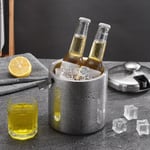 1.3L Wine Home Beer Ice Cube Container With Tongs And Lid Ice Bucket Cooler